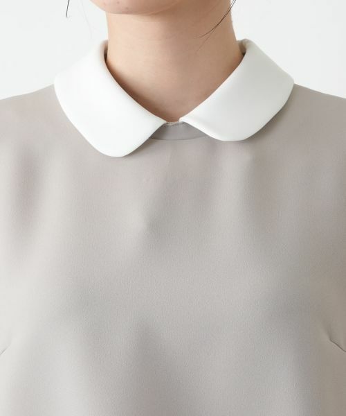 Leilian / レリアン シャツ・ブラウス | ラウンドカラーチュニックブラウス | 詳細17