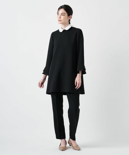 Leilian / レリアン シャツ・ブラウス | ラウンドカラーチュニックブラウス | 詳細7