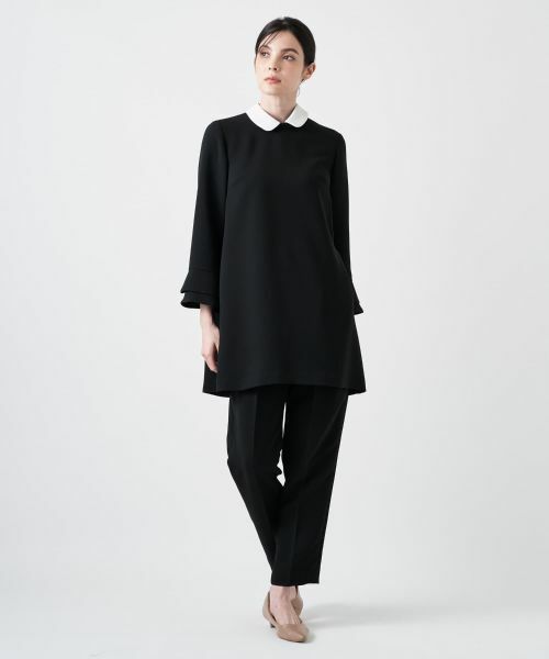 Leilian / レリアン シャツ・ブラウス | ラウンドカラーチュニックブラウス | 詳細8