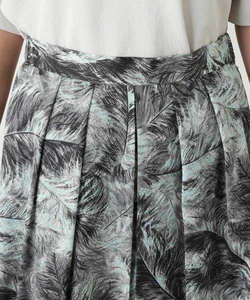 Leilian / レリアン ミニ・ひざ丈スカート | プリントフレアスカート | 詳細10