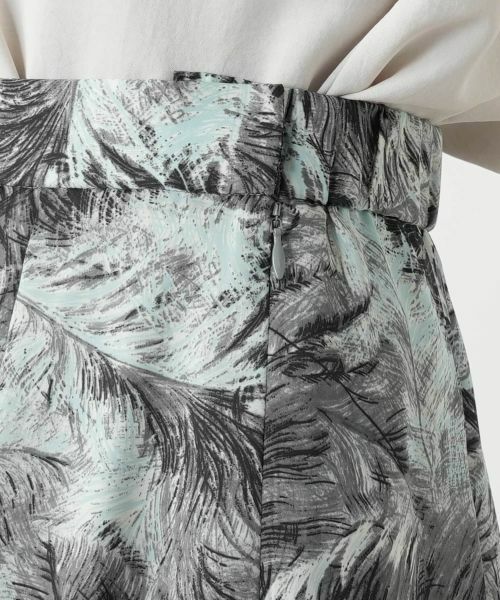 Leilian / レリアン ミニ・ひざ丈スカート | プリントフレアスカート | 詳細11