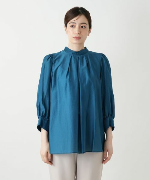 Leilian / レリアン シャツ・ブラウス | タックブラウス | 詳細10
