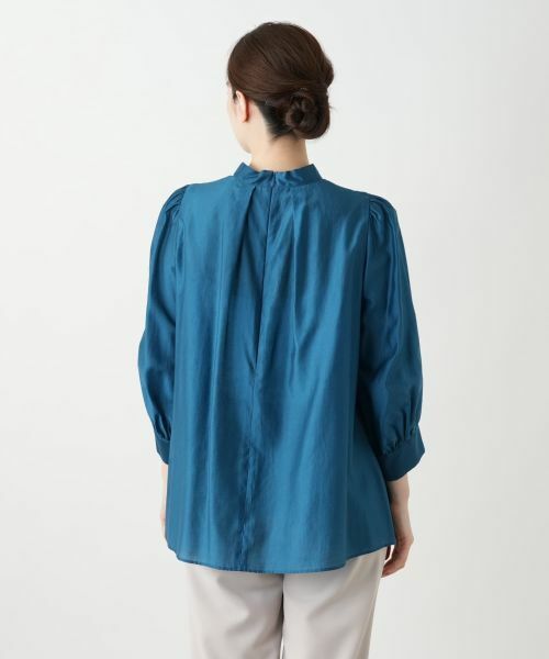 Leilian / レリアン シャツ・ブラウス | タックブラウス | 詳細12