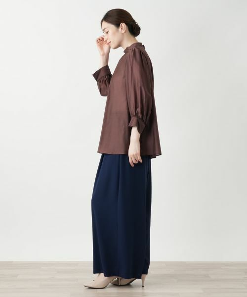 Leilian / レリアン シャツ・ブラウス | タックブラウス | 詳細2