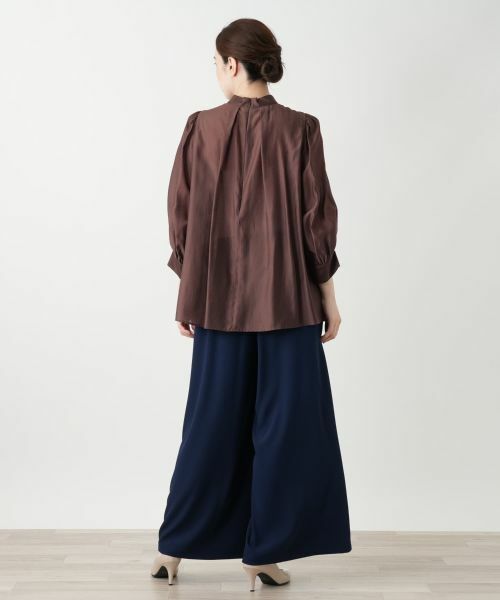 Leilian / レリアン シャツ・ブラウス | タックブラウス | 詳細3