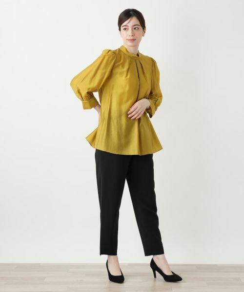 Leilian / レリアン シャツ・ブラウス | タックブラウス | 詳細4