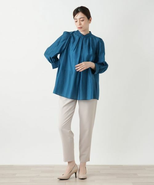 Leilian / レリアン シャツ・ブラウス | タックブラウス | 詳細7