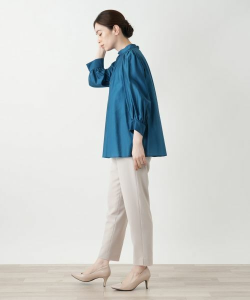 Leilian / レリアン シャツ・ブラウス | タックブラウス | 詳細8