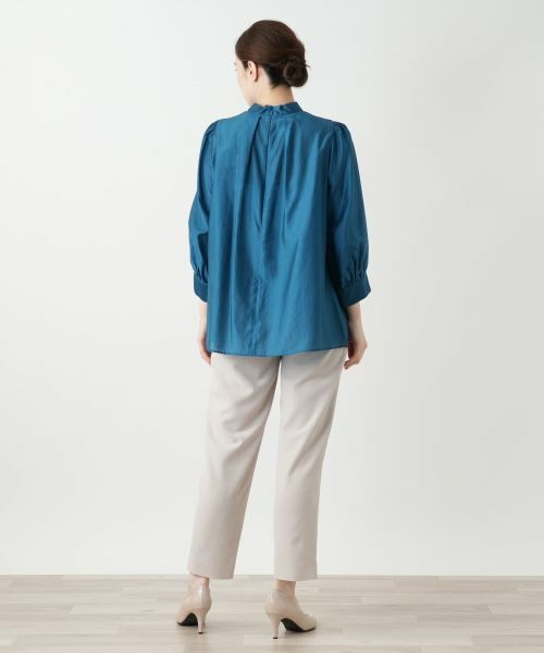 Leilian / レリアン シャツ・ブラウス | タックブラウス | 詳細9