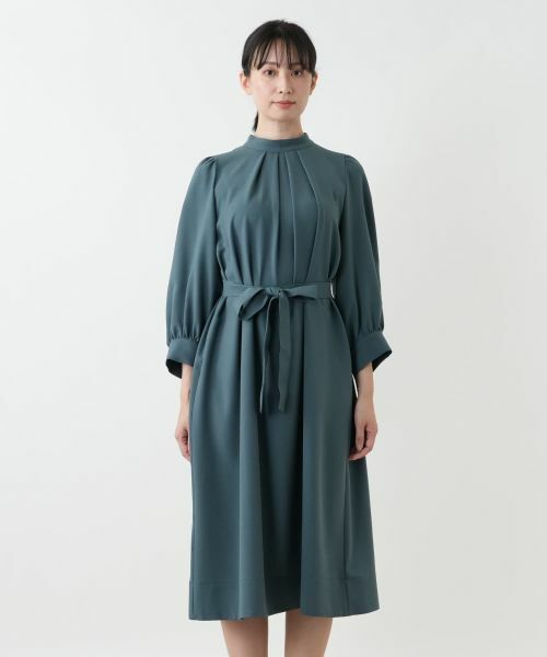 Leilian / レリアン ドレス | スタンドカラーワンピース | 詳細11