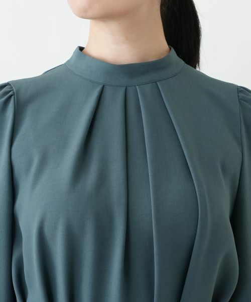 Leilian / レリアン ドレス | スタンドカラーワンピース | 詳細14