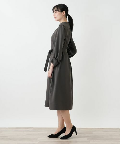 Leilian / レリアン ドレス | スタンドカラーワンピース | 詳細2