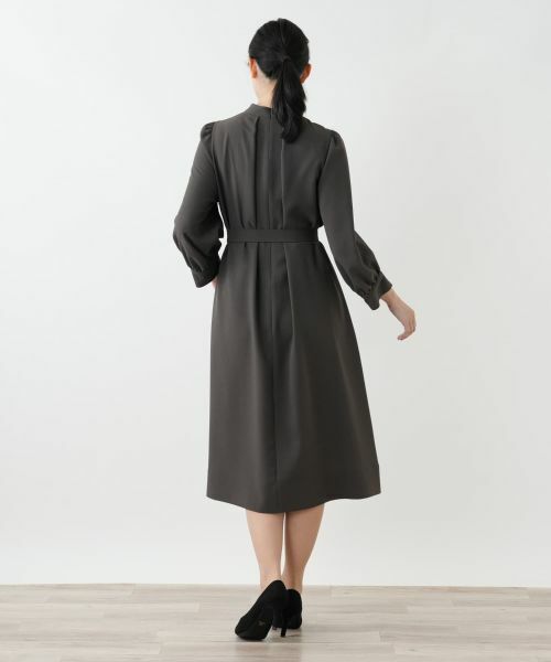 Leilian / レリアン ドレス | スタンドカラーワンピース | 詳細3