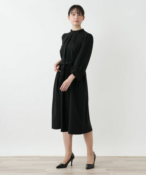 Leilian / レリアン ドレス | スタンドカラーワンピース | 詳細4