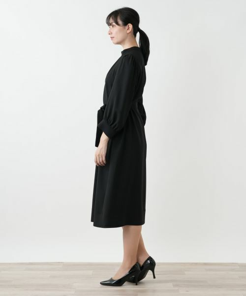 Leilian / レリアン ドレス | スタンドカラーワンピース | 詳細5