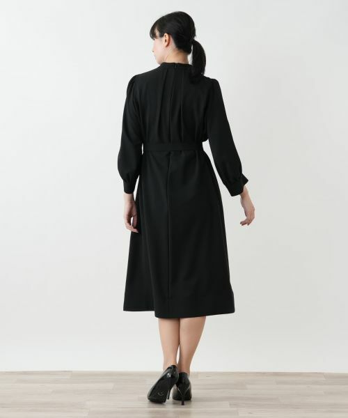 Leilian / レリアン ドレス | スタンドカラーワンピース | 詳細6
