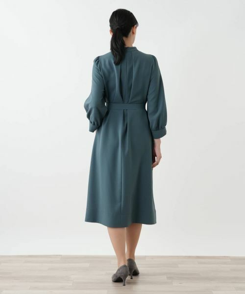 Leilian / レリアン ドレス | スタンドカラーワンピース | 詳細9