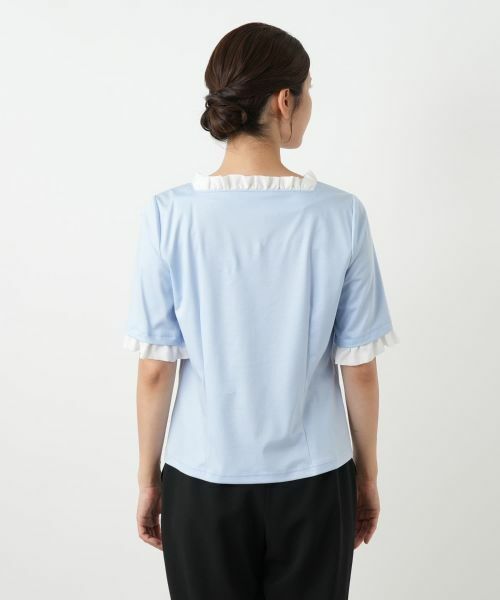 Leilian / レリアン カットソー | スクエアネックカットソー | 詳細12