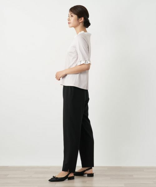 Leilian / レリアン カットソー | スクエアネックカットソー | 詳細2