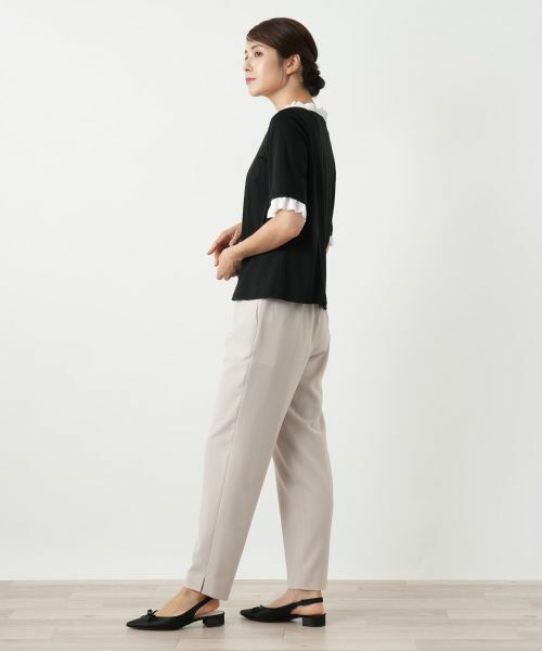 Leilian / レリアン カットソー | スクエアネックカットソー | 詳細5