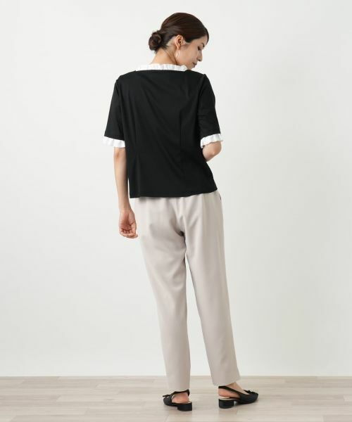 Leilian / レリアン カットソー | スクエアネックカットソー | 詳細6