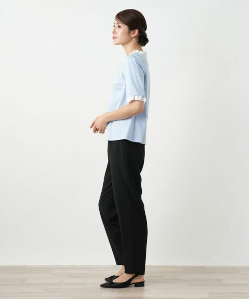 Leilian / レリアン カットソー | スクエアネックカットソー | 詳細8