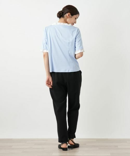 Leilian / レリアン カットソー | スクエアネックカットソー | 詳細9