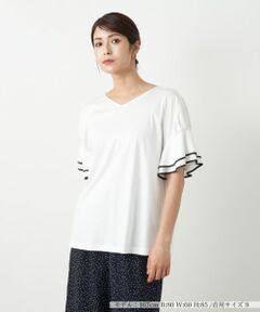 Leilian / レリアン カットソー | フレアスリーブカットソー