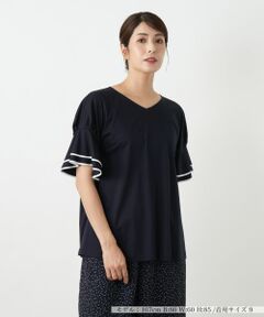 Leilian / レリアン カットソー | フレアスリーブカットソー