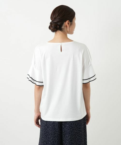 Leilian / レリアン カットソー | フレアスリーブカットソー | 詳細12