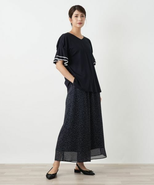 Leilian / レリアン カットソー | フレアスリーブカットソー | 詳細4