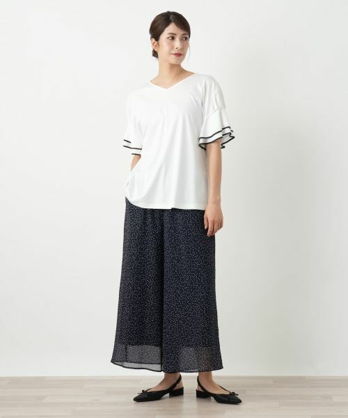 Leilian / レリアン カットソー | フレアスリーブカットソー | 詳細7