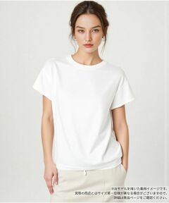 Leilian / レリアン カットソー | サイドドレープカットソー