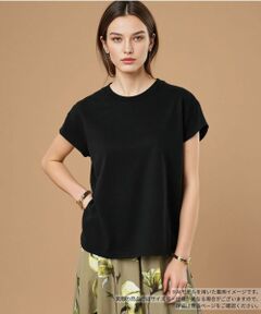 Leilian / レリアン カットソー | サイドドレープカットソー