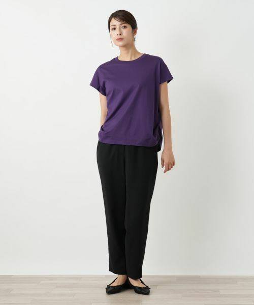 Leilian / レリアン カットソー | サイドドレープカットソー | 詳細10