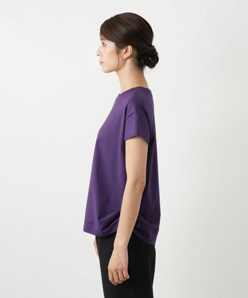 Leilian / レリアン カットソー | サイドドレープカットソー | 詳細14