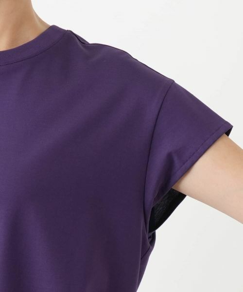 Leilian / レリアン カットソー | サイドドレープカットソー | 詳細18