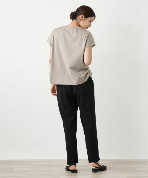 Leilian / レリアン カットソー | サイドドレープカットソー | 詳細3