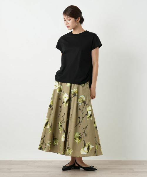 Leilian / レリアン カットソー | サイドドレープカットソー | 詳細4