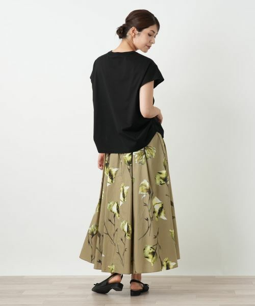 Leilian / レリアン カットソー | サイドドレープカットソー | 詳細6