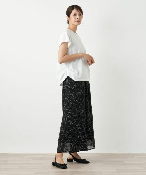 Leilian / レリアン カットソー | サイドドレープカットソー | 詳細7