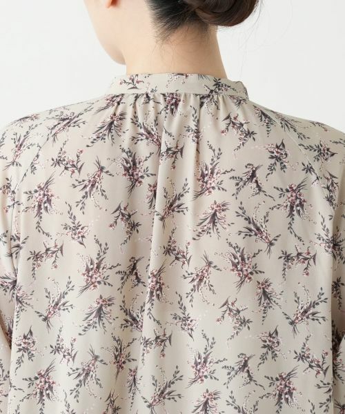 Leilian / レリアン シャツ・ブラウス | フラワー柄ボウタイブラウス | 詳細11