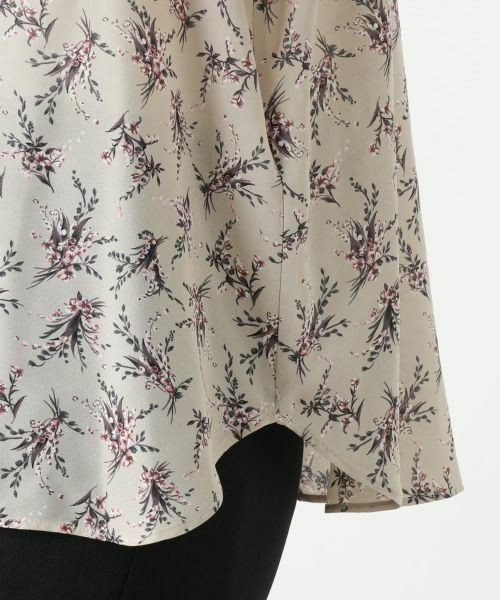 Leilian / レリアン シャツ・ブラウス | フラワー柄ボウタイブラウス | 詳細14