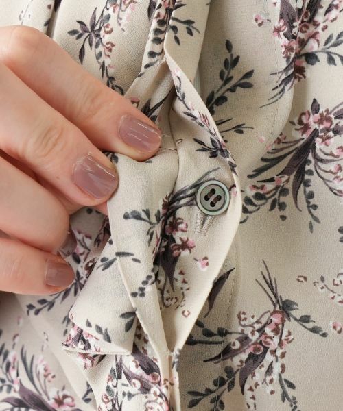 Leilian / レリアン シャツ・ブラウス | フラワー柄ボウタイブラウス | 詳細16