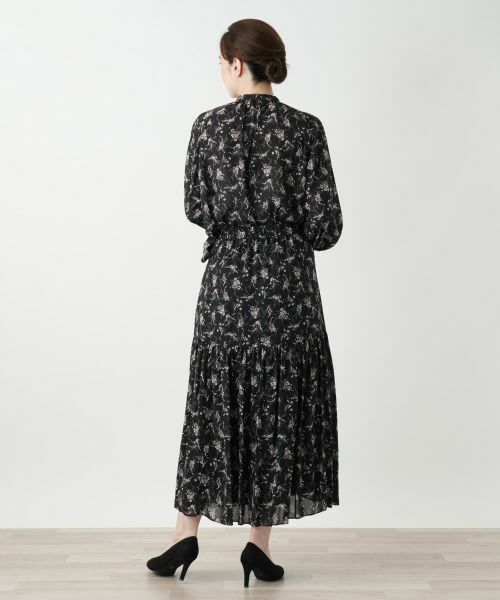 Leilian / レリアン シャツ・ブラウス | フラワー柄ボウタイブラウス | 詳細3