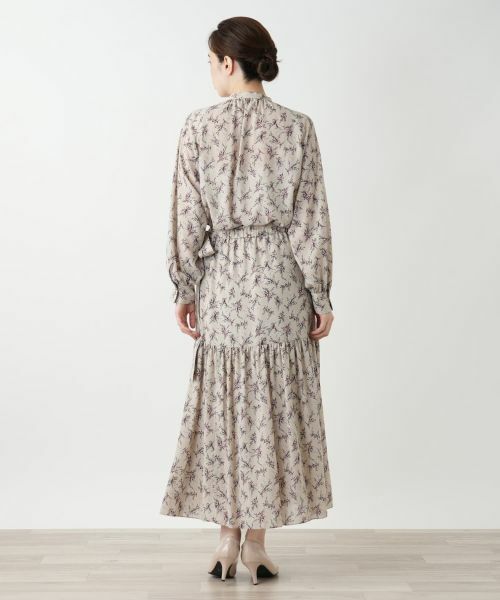 Leilian / レリアン シャツ・ブラウス | フラワー柄ボウタイブラウス | 詳細6