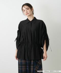 Leilian / レリアン シャツ・ブラウス | 比翼ギャザーブラウス
