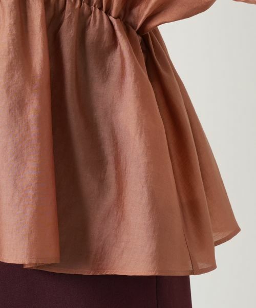 Leilian / レリアン シャツ・ブラウス | 比翼ギャザーブラウス | 詳細17