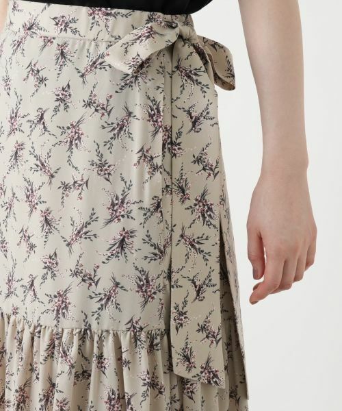 Leilian / レリアン ミニ・ひざ丈スカート | フラワー柄ロングスカート | 詳細12