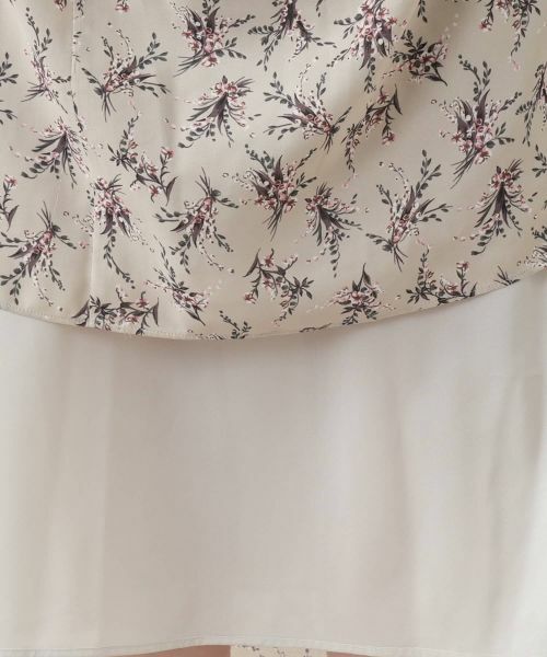 Leilian / レリアン ミニ・ひざ丈スカート | フラワー柄ロングスカート | 詳細13